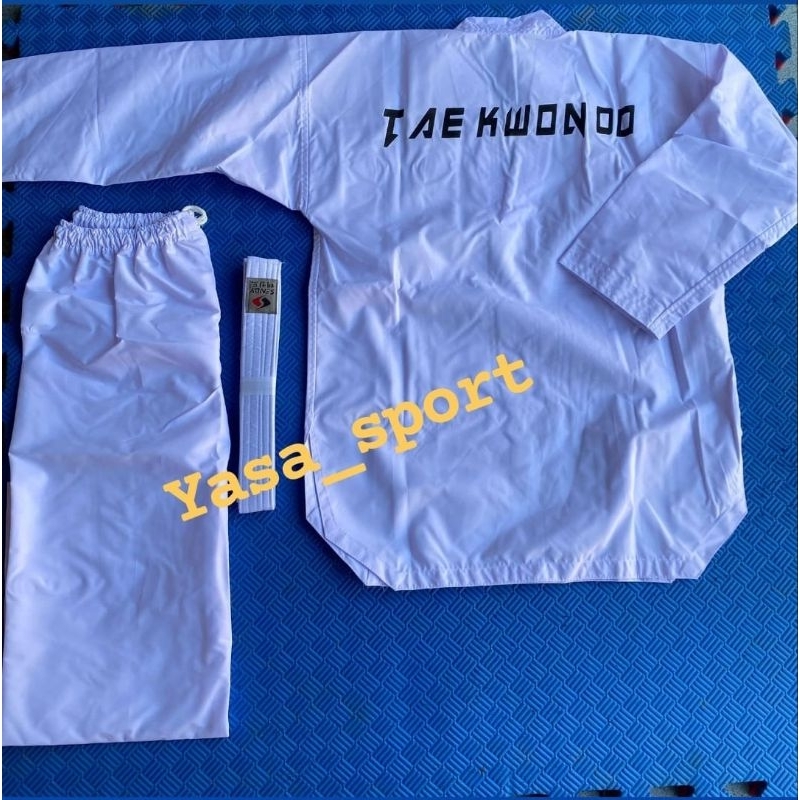 RB Baju Taekwondo Pemula Sendy Standart // Dobok Taekwondo Pemula Sendy // Dobok Drill Sendy