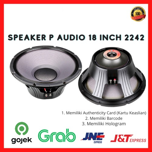 Speaker P Audio ORIGINAL - Speaker P Audio 18 inch 2242 - Subwoofer 18 - 15inch