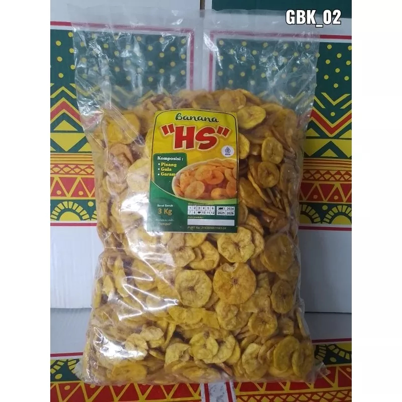 

COD 1 BALL 3KG KRIPIK PISANG MANIS MADU SUPER/KRIPIK PISANG NANGKA KOIN MANIS MADU