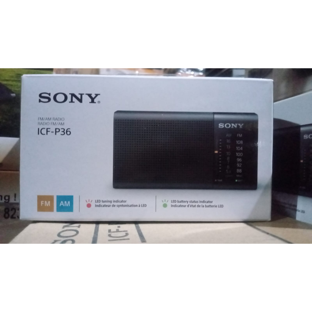 RADIO FM/AM SONY ICF - P36 RADIO SAKU PORTABLE