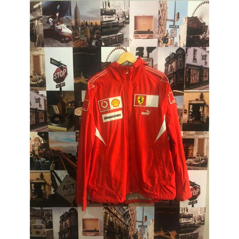 Hoodie Zipper Puma X Ferrari Vintage