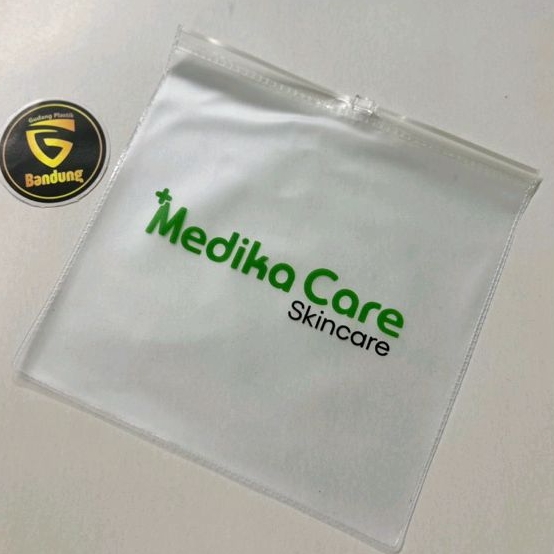 Ziplock Pouch Make Up Kosmetik Foundation Skincare Blush On Eyeshadow Eyeliner Lipstick PVC Premium