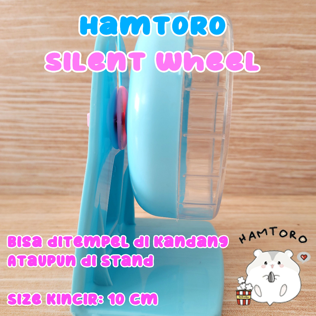 Hamtoro Silent Wheel Mainan KIncir Hamster ANTI BERISIK Free Packaging