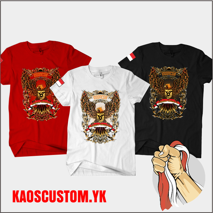 KAOS INDONESIA BHINNEKA/KAOS KEMERDEKAAN/KAOS/KEMERDEKAAN/INDONESIA BHINNEKA TUNGGAL IKA