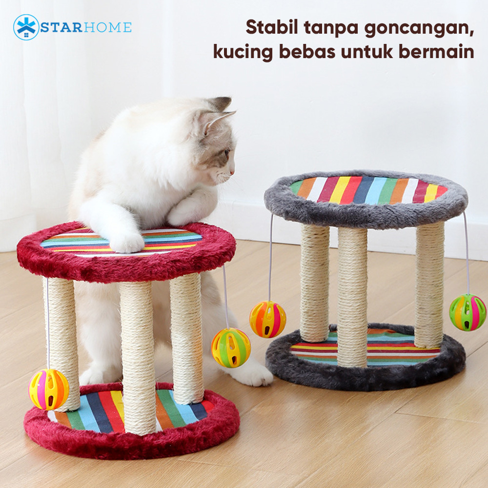 Mainan Kucing 2 in 1 Cakaran Kucing Garukan Kucing Cat Scratcher Cat Tree Cat Toy