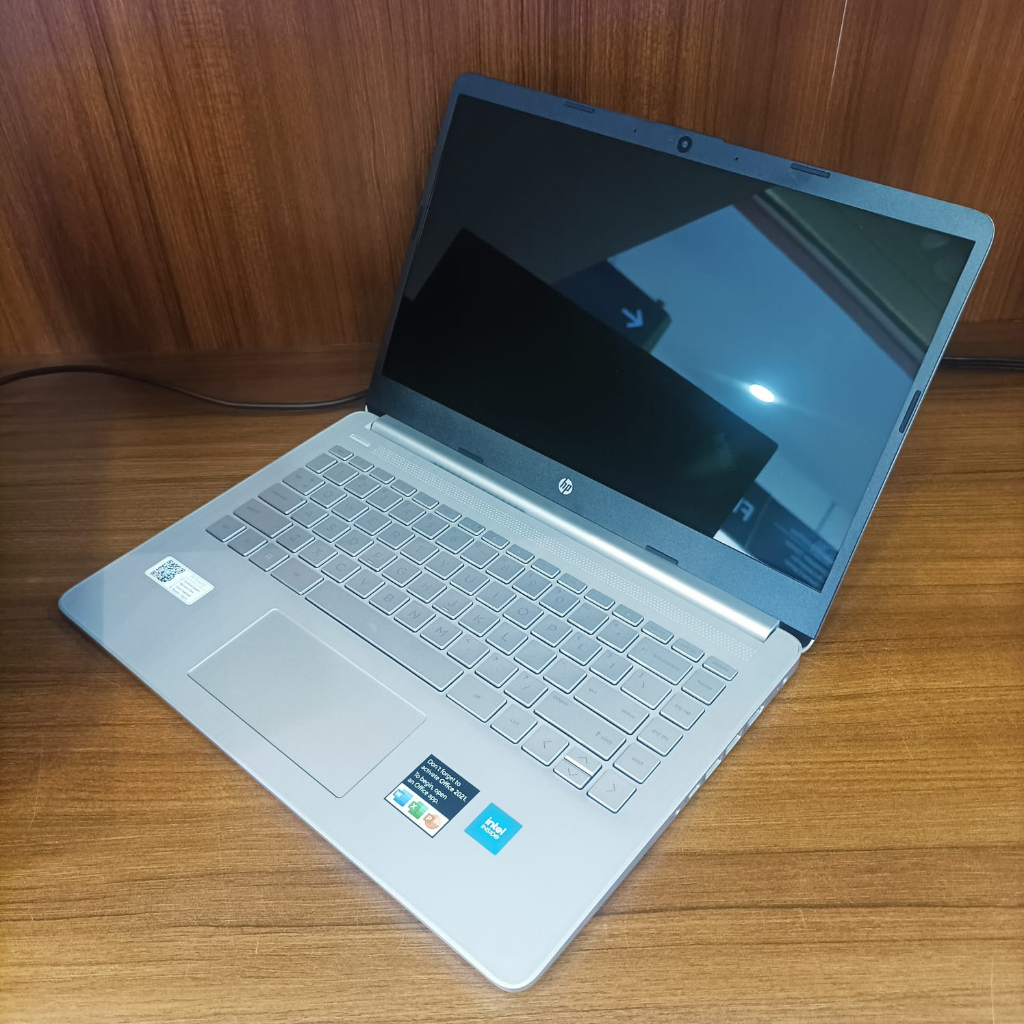 Laptop Baru Murah HP 14s DQ3111TU Intel Celeron N4500 8GB 512SSD 14&quot; HD Windows 11 Home