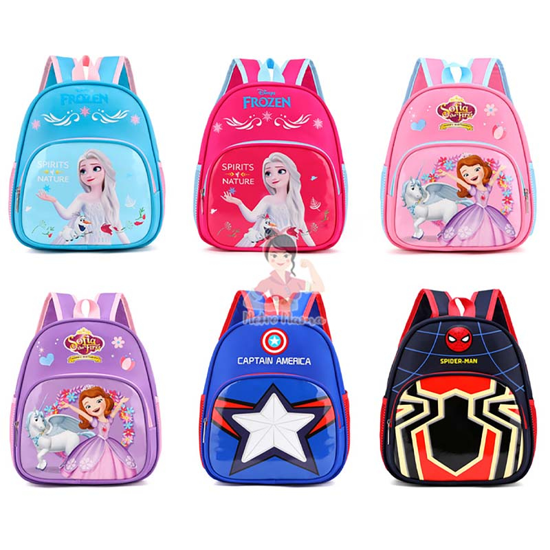 Tas Ransel Anak Sekolah SD TK PAUD Marvel Disney Kualitas Premium