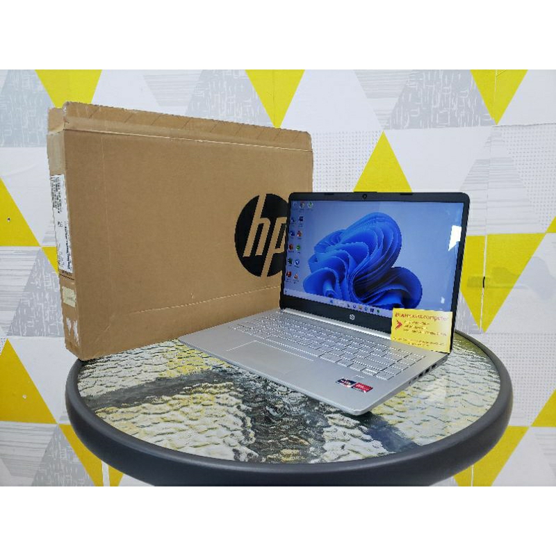 LAPTOP HP 14s-FQ0067AU SECOND LIKE NEW FULSET SIAP PAKAI