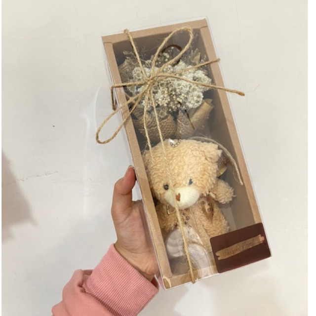 kotak hadiah ulang tahun wisuda buket boneka mini wisuda