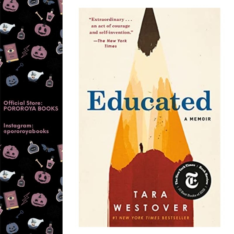 100% ORI Buku EDUCATED Tara Westover ENGLISH PAPERBACK Biografi Autobiografi Memoir
