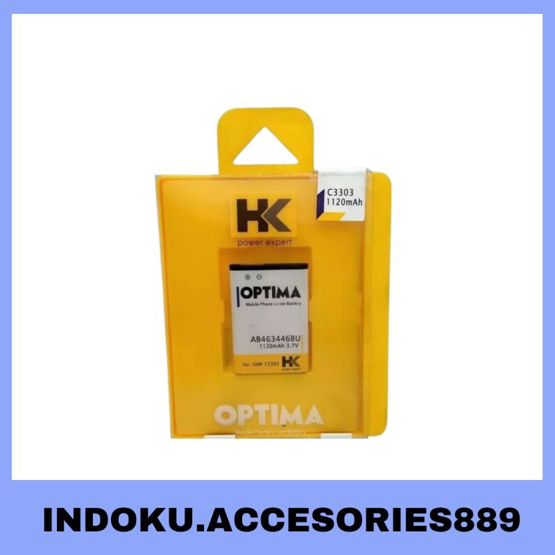 Baterai Samsung C3303/Cham Tipis HK DOUBLE POWER ORIGINAL 100%