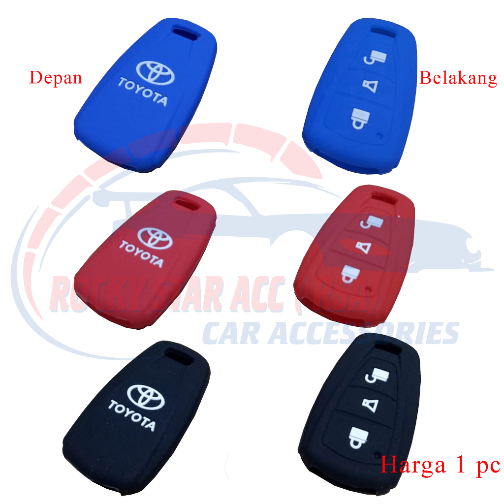 Silikon Kunci Remote Mobil Toyota - AGYA KEYLESS