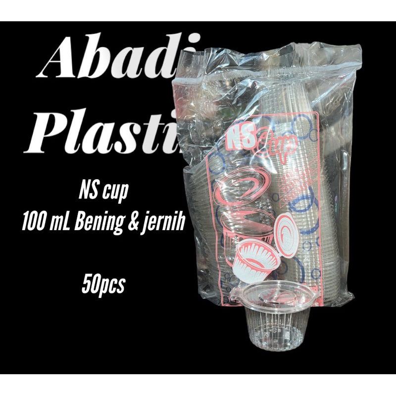 CUP SAMBEL 100ML/ NS CUP / SAUCE CUP / TEMPAT SAMBEL 100ML