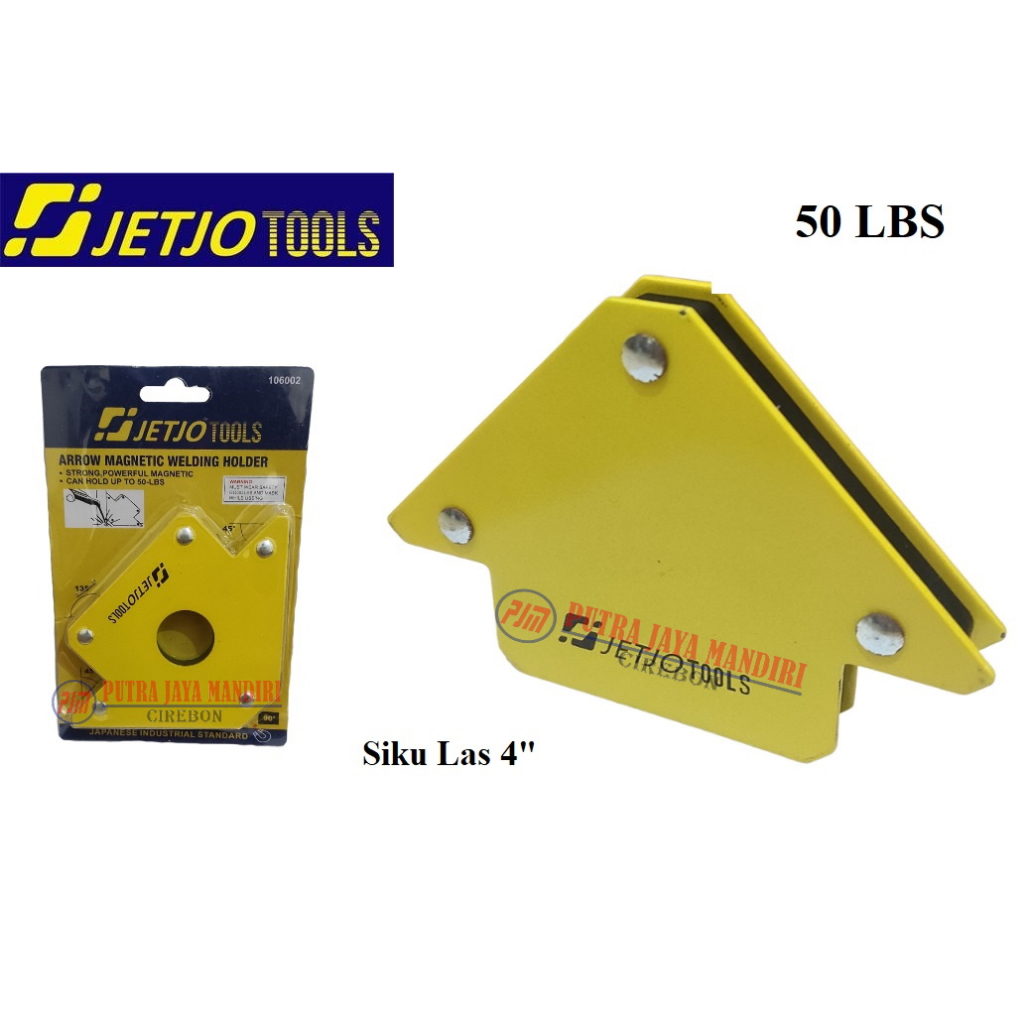 Jetjo Siku Las Magnet 4 Inch Arrow Magnetic Welding Holder 50 LB Siku Magnet 50 LBS 4 inch