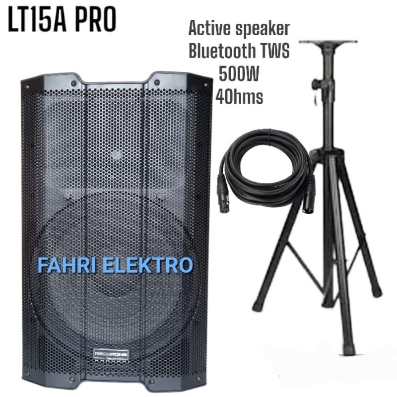 Speaker Aktif 15 inch Recording Tech LT15A Pro Bluetooth Profesional Sound Active Original