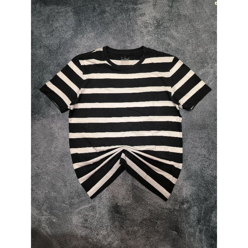 KAOS TSHIRT MUJI STRIPE SALUR