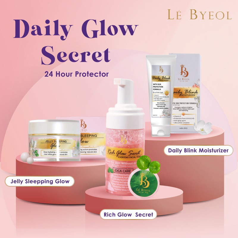 paket whitening glowing pemutih wajah BPOM original extra glow series brightening premium cream dail