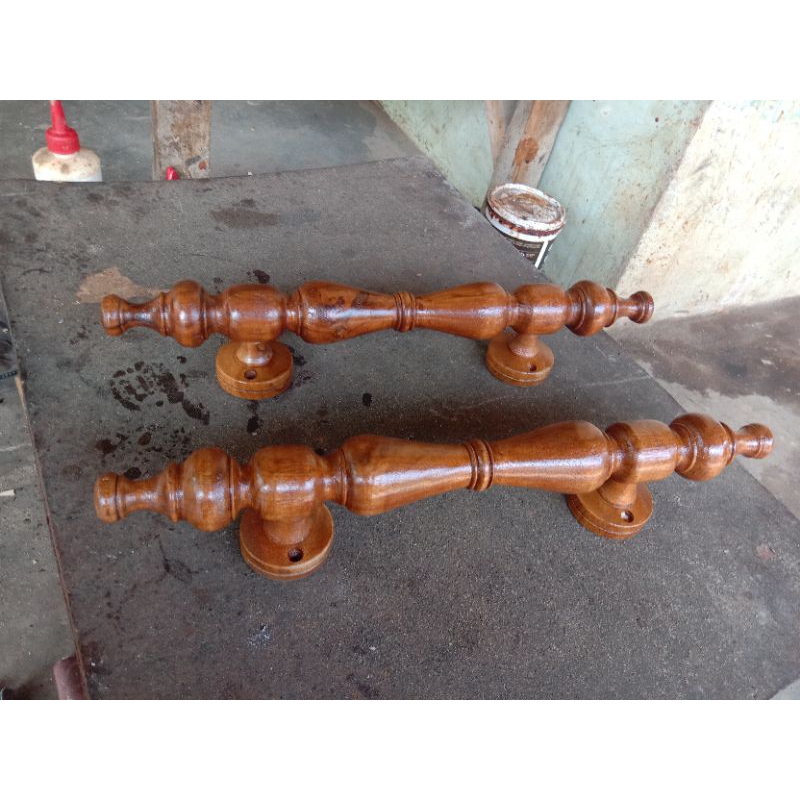 handle pintu kayu jati tarikan pintu