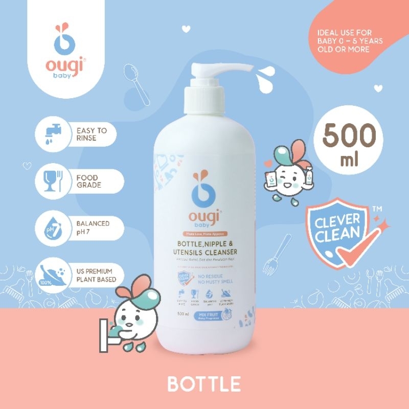 Ougibaby - Bottle Cleanser/Dish Soap 500ml