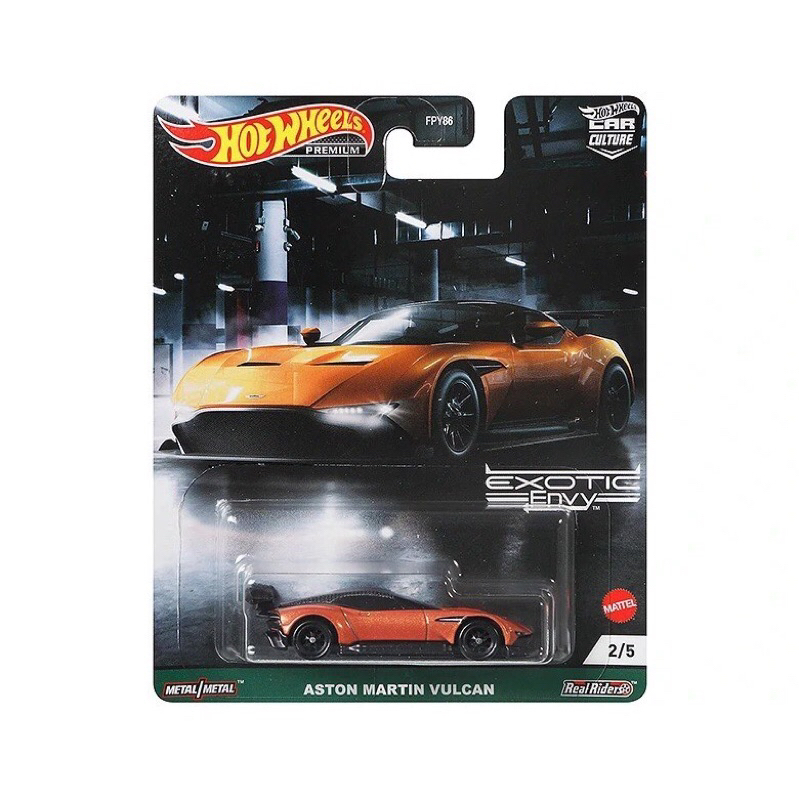 HOT WHEELS PREMIUM ASTON MARTIN VULCAN / HW CAR CULTURE EXOTIC ENVY [ORANGE BLACK]