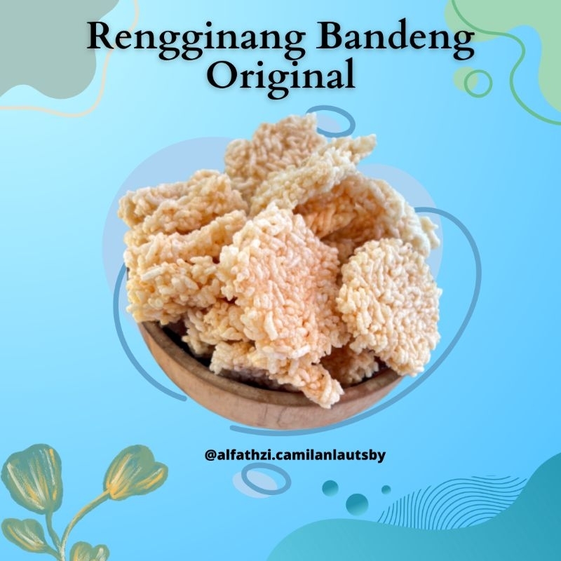 

(Camilan Laut Sby) Rengginang Bandeng Original 250gr