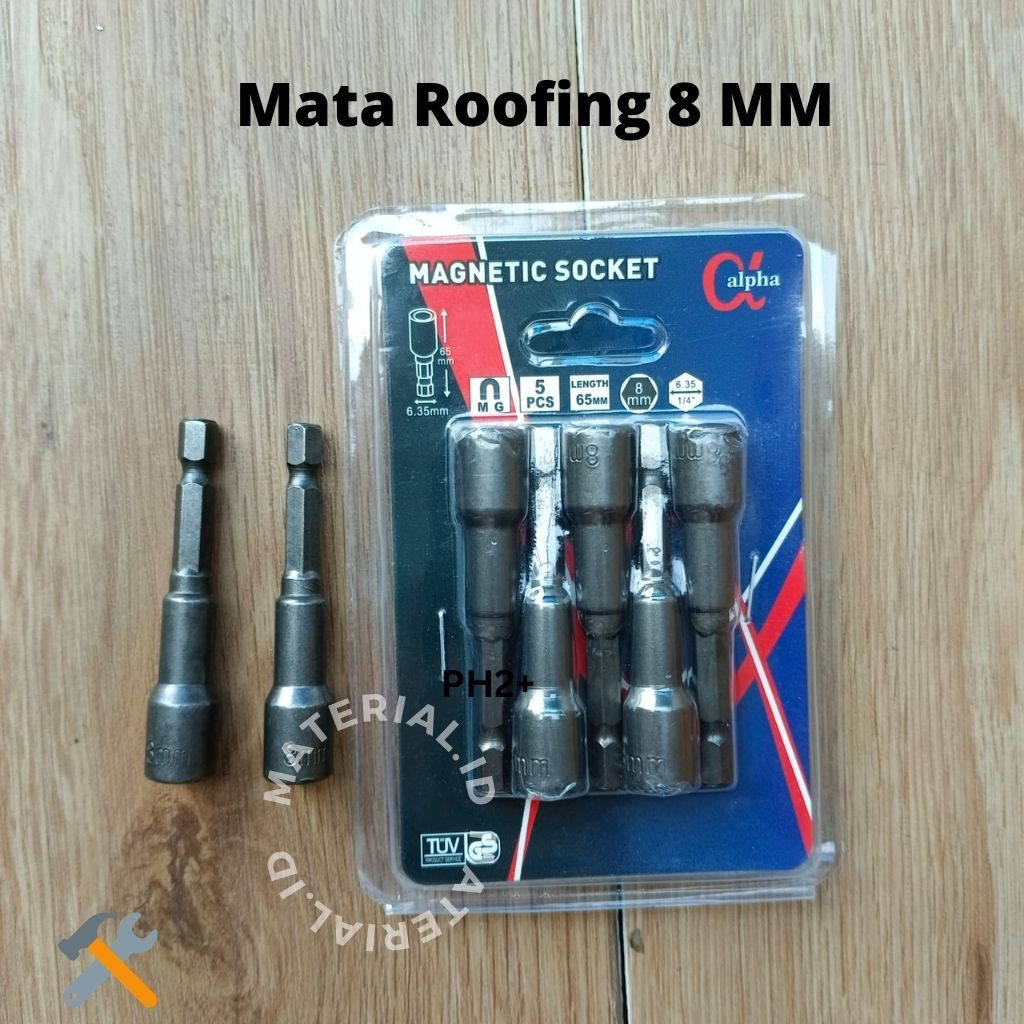 Mata Roofing 8 MM Rumping Rufing Baja Ringan Magnet Murah Termurah