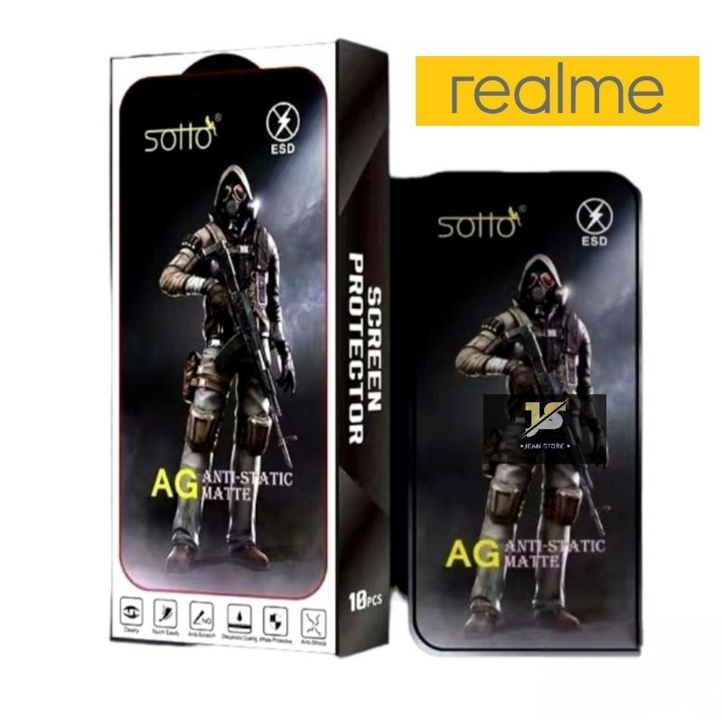 TEMPERED ANTI STATIC MATTE REALME 2 2 PRO 3 3 PRO 5 5I 5 PRO 6 6 PRO 7 7I 7 PRO 8 8 PRO 8 5G 8I 9 9I 9 PRO 9 PRO+ 10 10 5G 10 PRO C1 C2 C3 C11 2021 C12 C15 C17 C20 C21 Y C25 Y C30 S C31 C35 C33 GT NEO 3 MASTER EDITION NARZO 20 30 30A 50 50A 50I PRIME C53