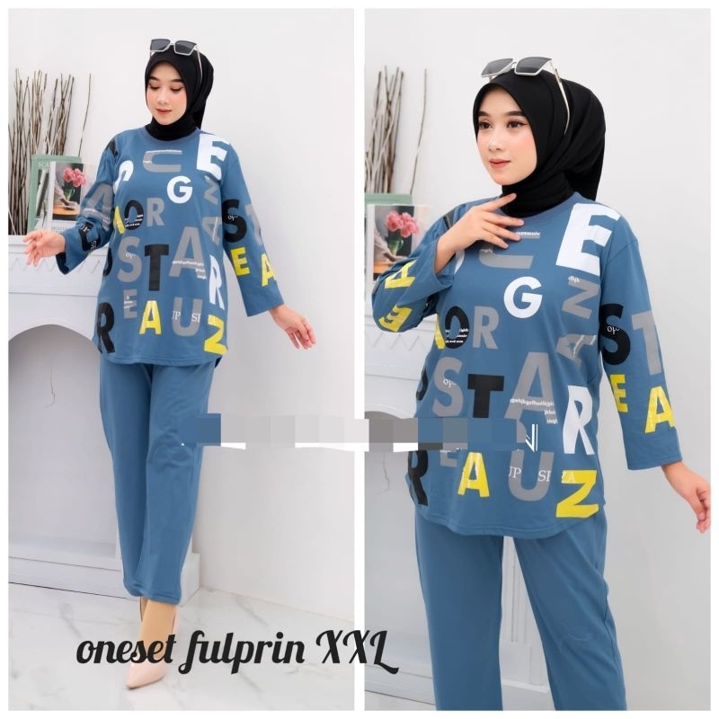 Jovanka Set Celana Kaos Combed Allsize fit XXXL//Celana Cargo Combed Set Kaos//Set Wanita JUMBO