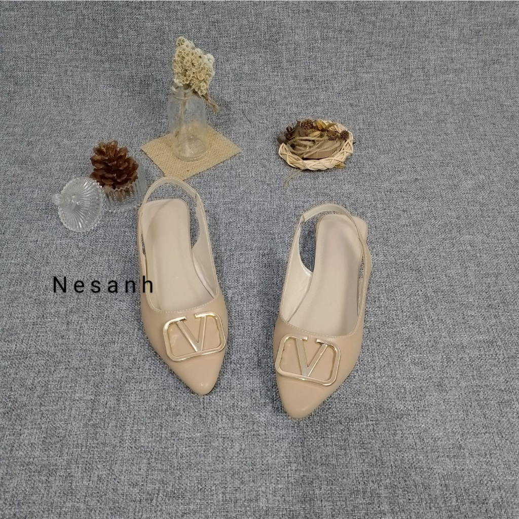 NESANH - DEAN Sepatu Mules Wanita Heels 3cm