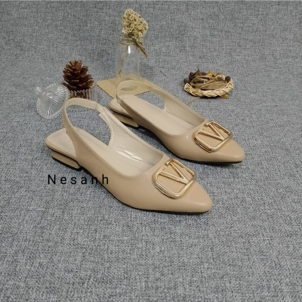 NESANH - DEAN Sepatu Mules Wanita Heels 3cm