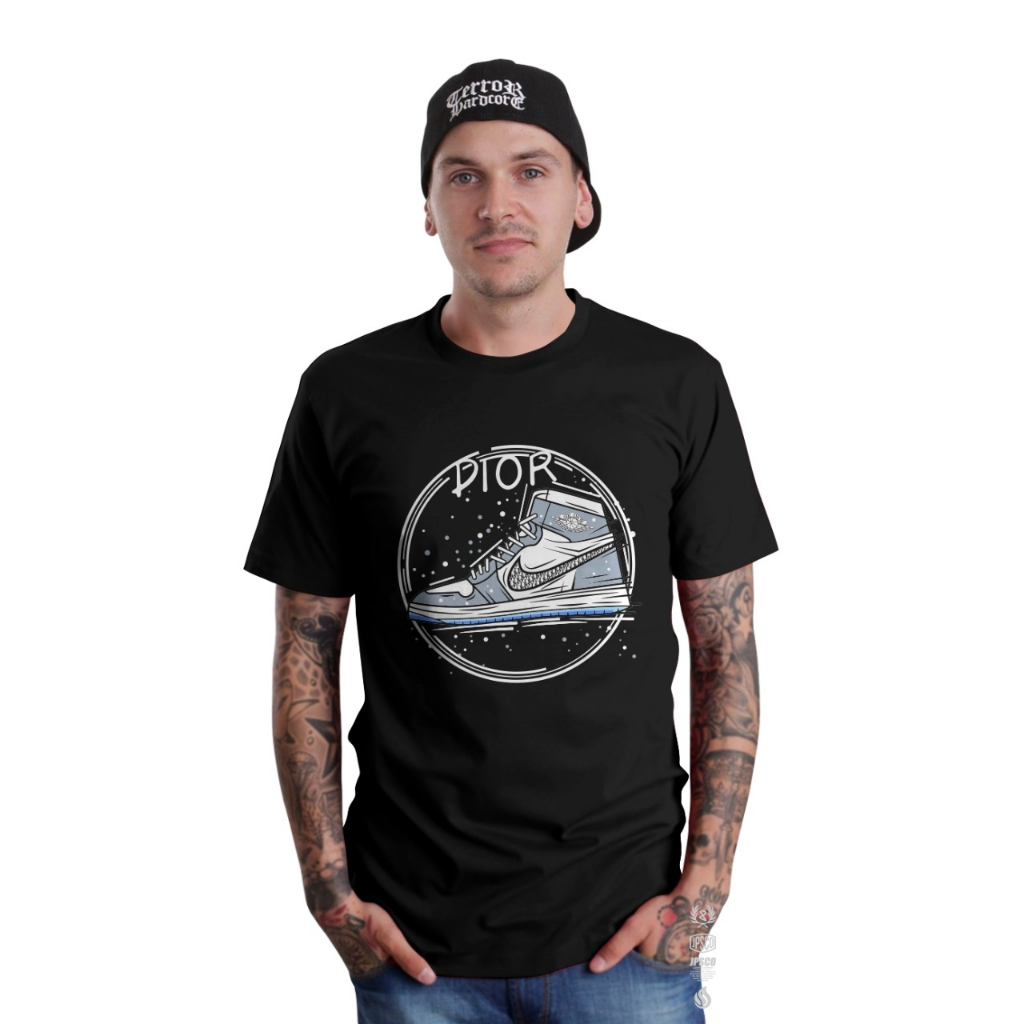 KAOS PRIA AIR JORDAN RAINBOW JUMPMAN CATTON COMBAD 30 M L XL XXL