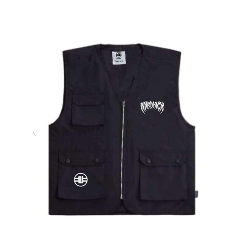 Wardkick - Boxy Vest Zipper / Rompi Black