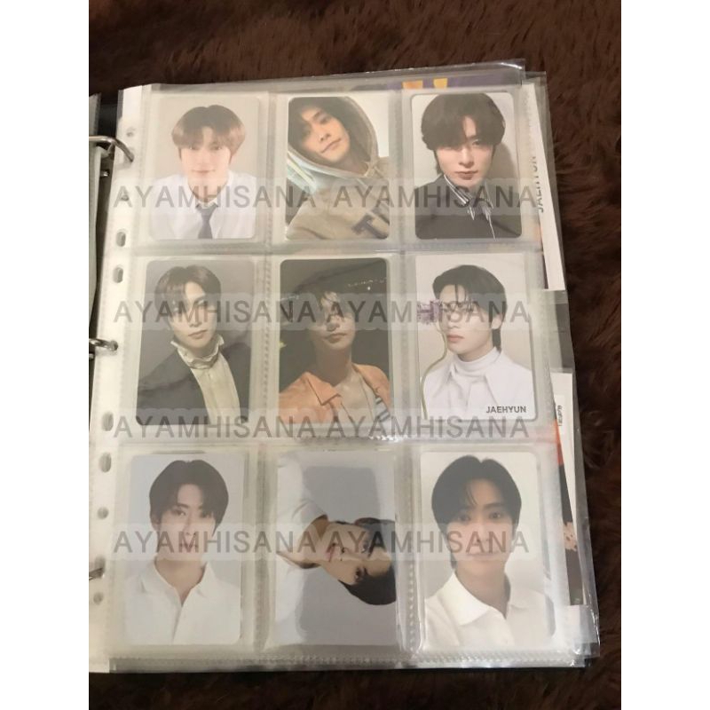 photocard jaehyun/taeyong/johnny/jeno resonance/slow acid/monde/sg22/sg21/wtmp/polaroid/ac/yb