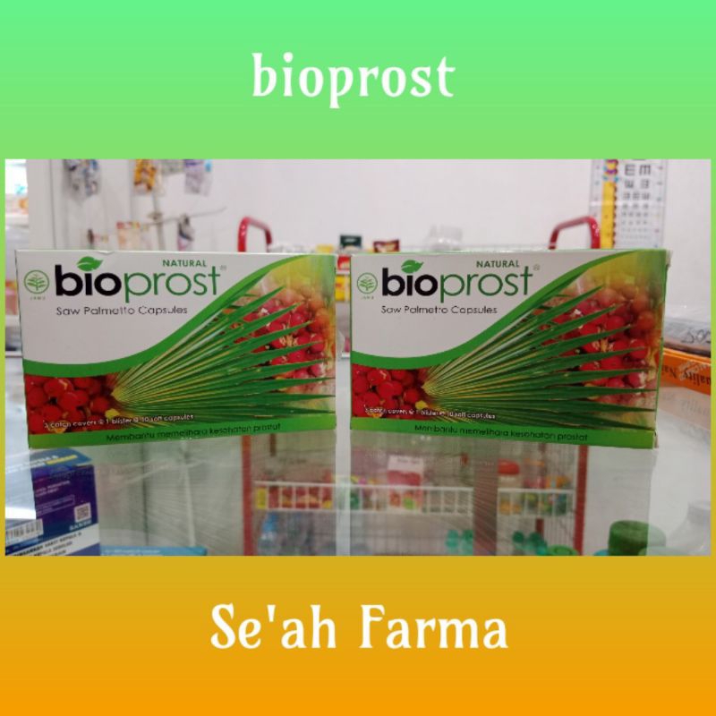 Bioprost Natural Saw Palmetto Capsules // 1strip 10 Kapsul