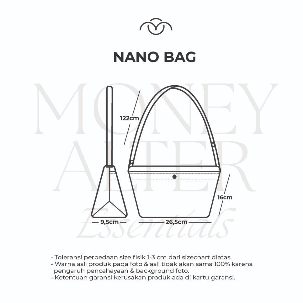 Money Alter - Nano Bag / Tas Slempang Kanvas