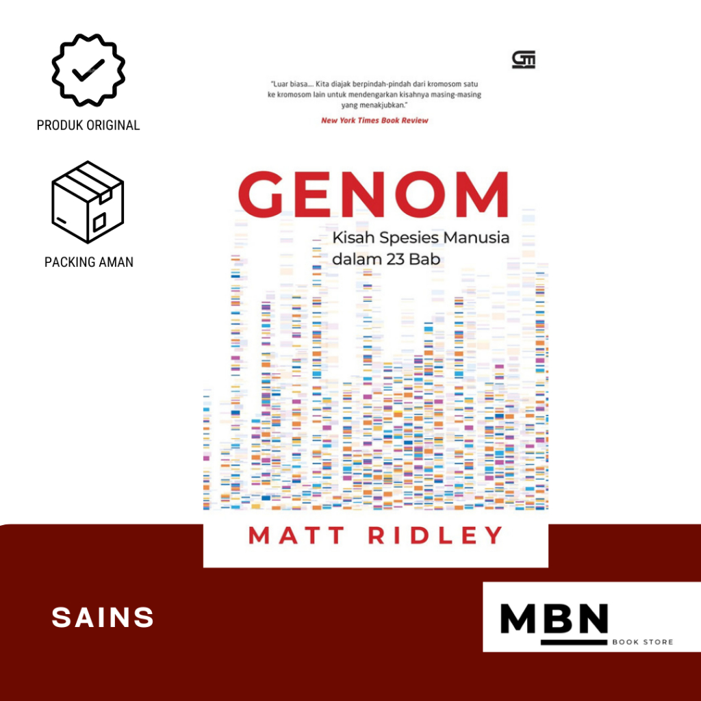 Genom: Kisah Spesies Manusia Dalam 23 Bab - MATT RIDLEY