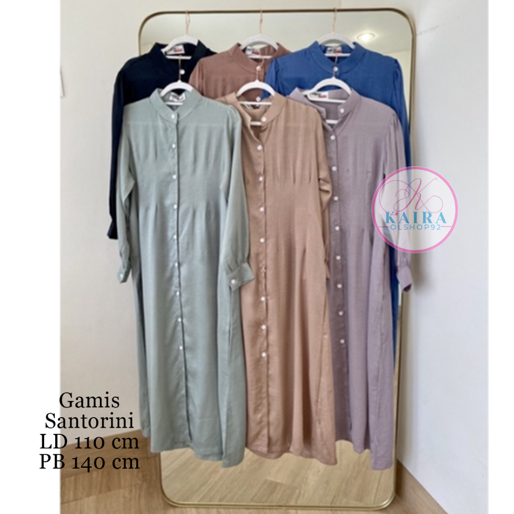 Santorini Dress Mewah Dress Glamour Dress terbaru kekinian viral LD 110 Busui