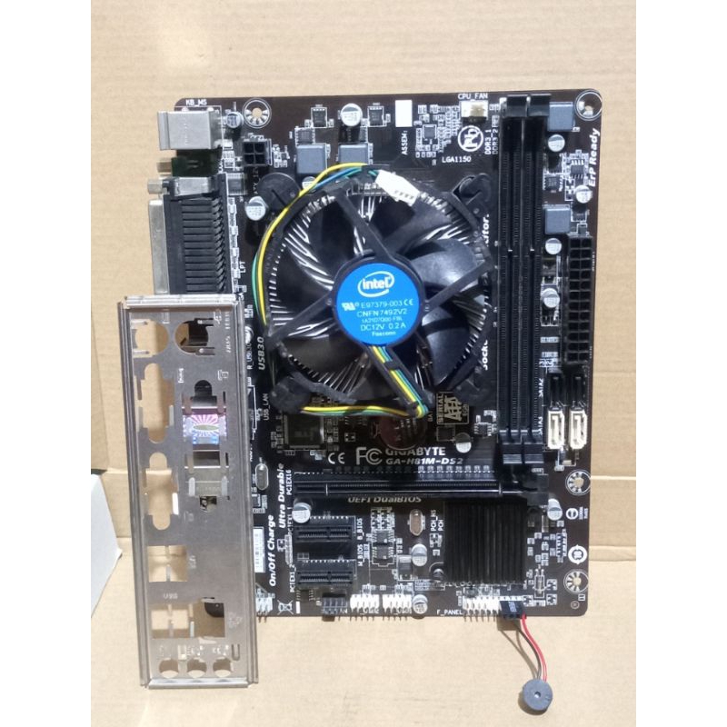 Paketan Motherboard Mobo H81 Gigabyte Asus Intel Core i5 4590 Haswell
