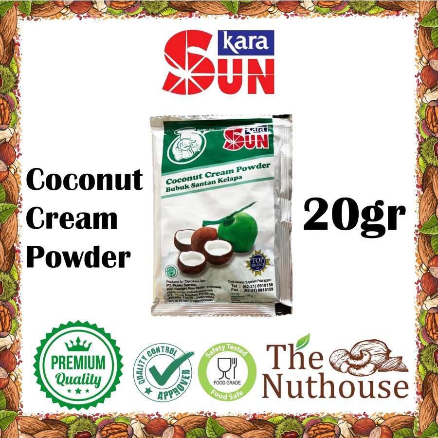 Sun Kara Coconut Cream Powder / Kelapa Bubuk 20gr [HALAL]