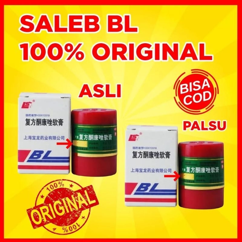 Salep kulit BL utk gatal pada bagian luar barang ori