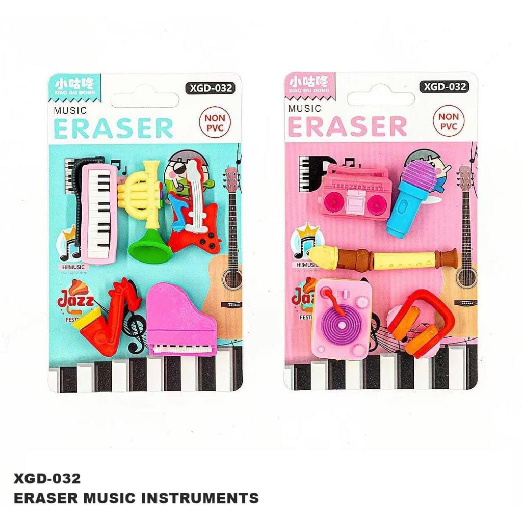 

PENGHAPUS SET LUCU ANAK/STIP ERASER UNIK GIRL BARBIE MUSIC musik