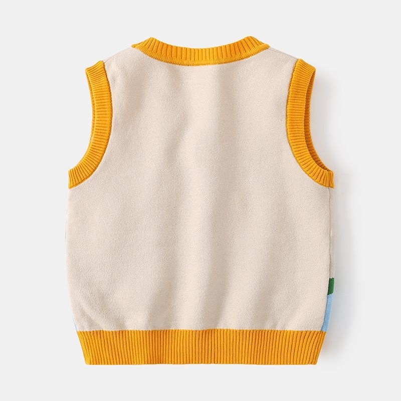 Vest rajut anak laki laki umur 3-8 tahun/ Vest knit anak laki laki/ Vest anak laki laki import/ Luaran baju anak laki laki/ Vest anak laki laki import