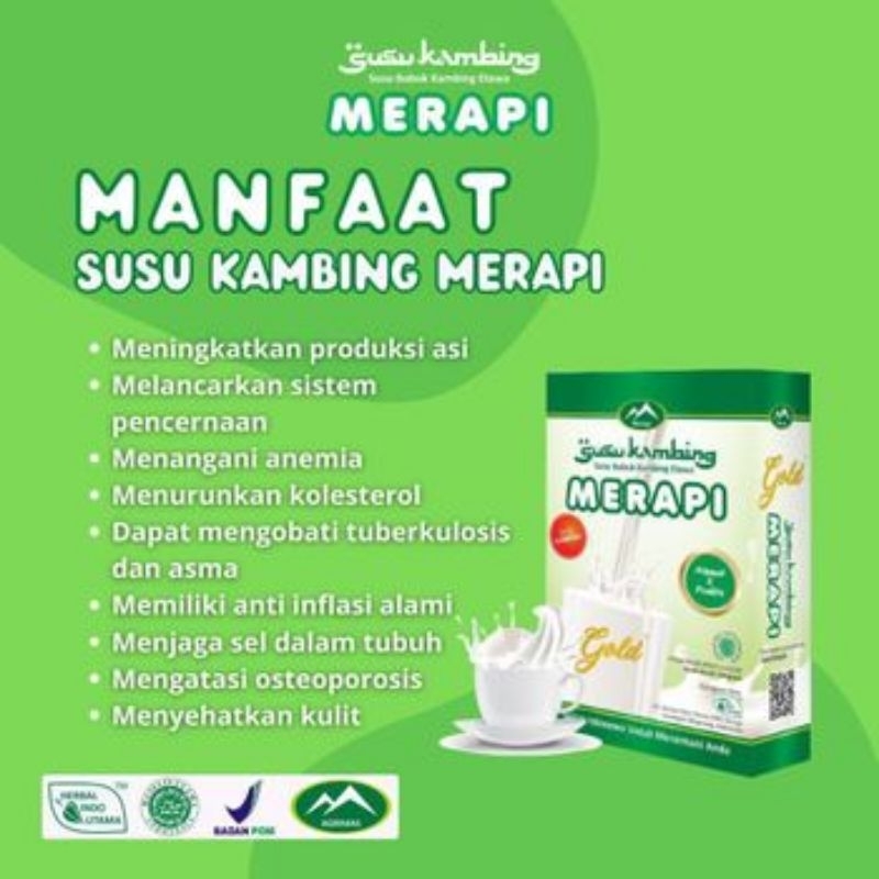 

Susu Kambing Bubuk Etawa Merapi Gold