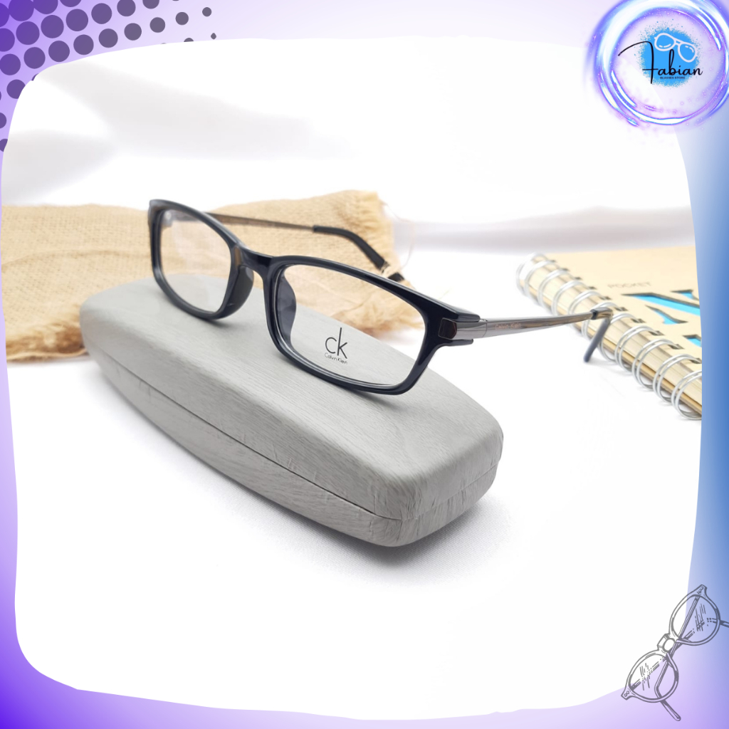 FRAME KACAMATA ANTI RADIASI / MINUS CK 7210 HITAM