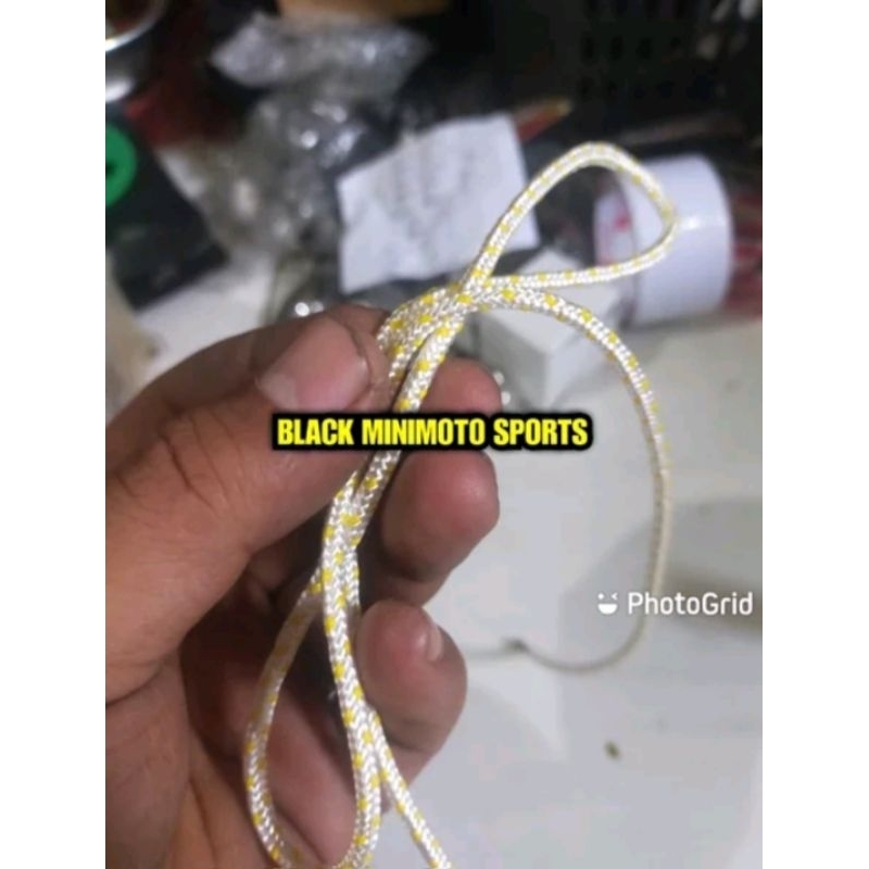 Tali Tarikan Pullstart Motor Mini GP TRAIL ATV Mesin Tarik 49cc- Tali Nylon 3 & 5mm Mocil IMPORT Ter