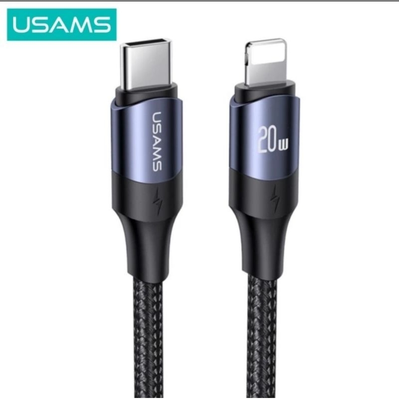 Usams U71 Kabel Data Fast Charging Type C To Lightning 20W - 1,2M