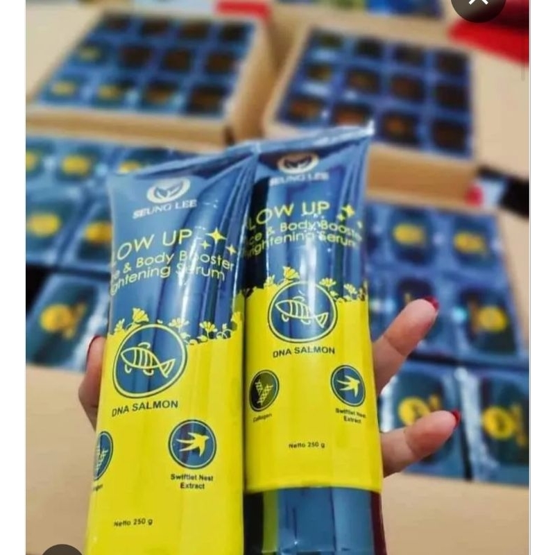 BISA COD SERUM PEMUTIH WAJAH DNA SALMON SEUNG LEE GLOW UP ORIGINAL