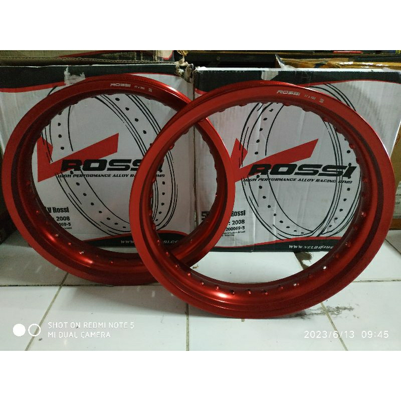 Velg Rossi Almunium WM 300/350 x 17 Merah