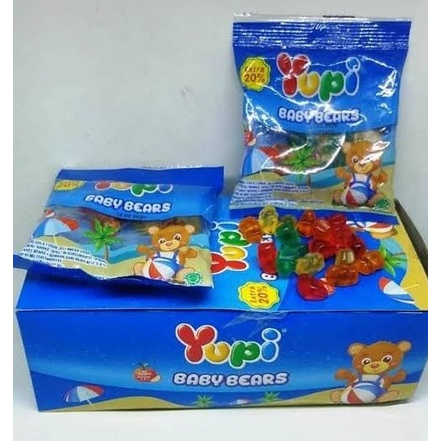 

PERMEN KUNYAH YUPI BABY BEARS - PACK