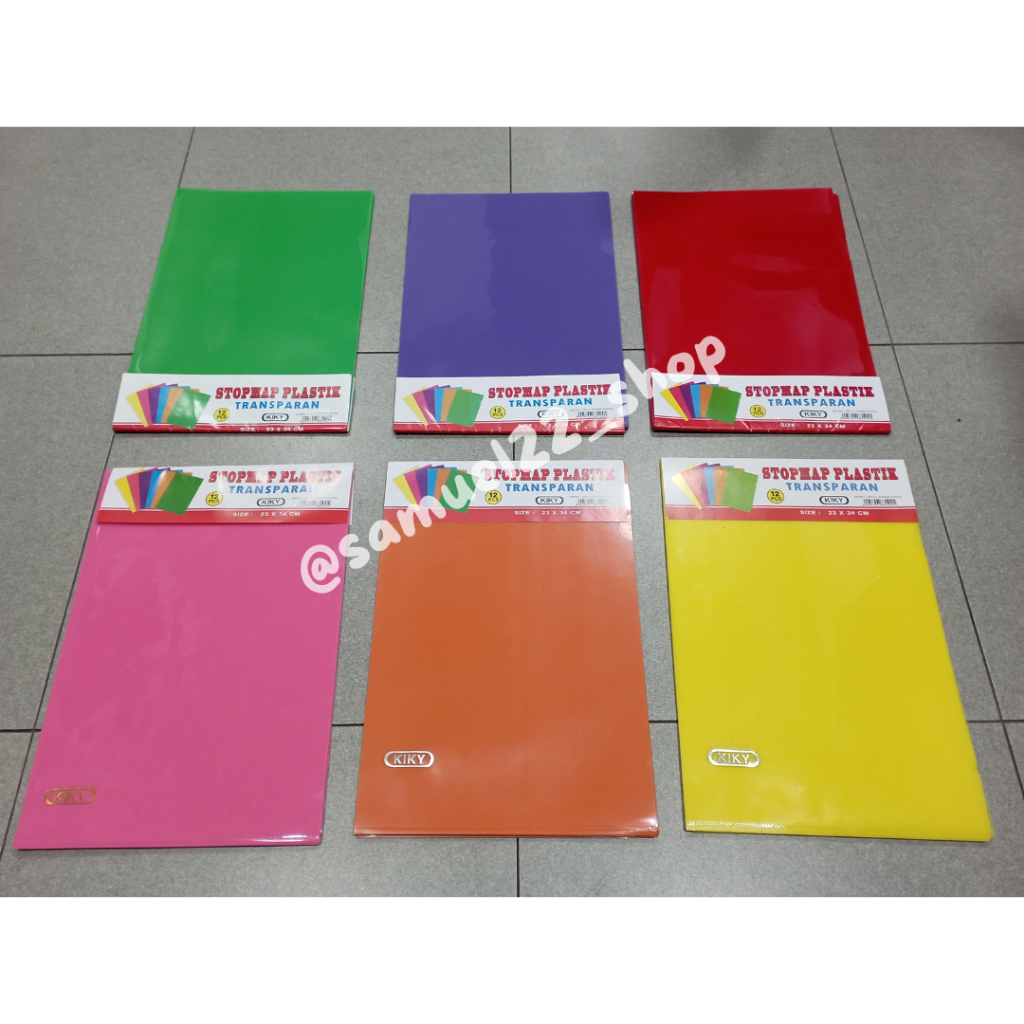 

Map Plastik L F4 / Folio KIKY Isi 12